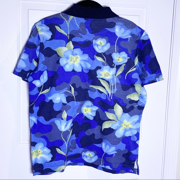 NWT Johnny Lambs Floral Camo Polo - Picture 6 of 7